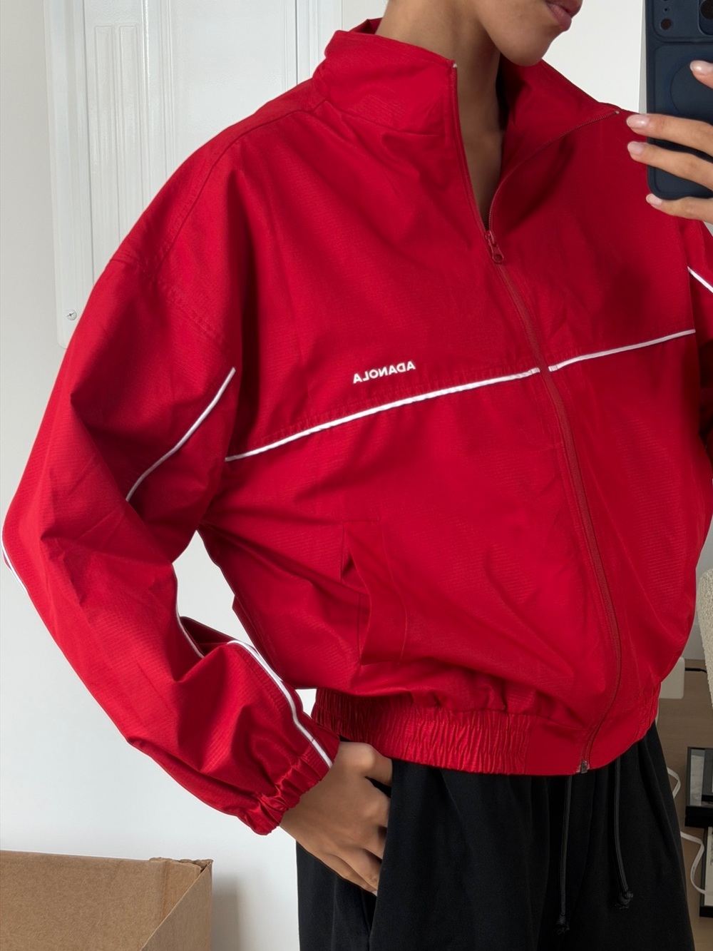 Adanola red zip
